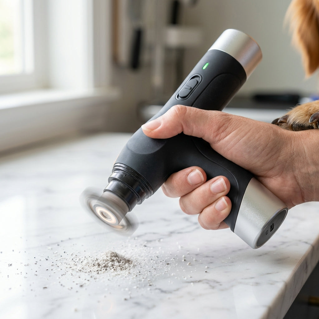 Low-Noise Dog Clippers & Nail Grinder Kit — Rechargeable, Co — image 4 of 5
